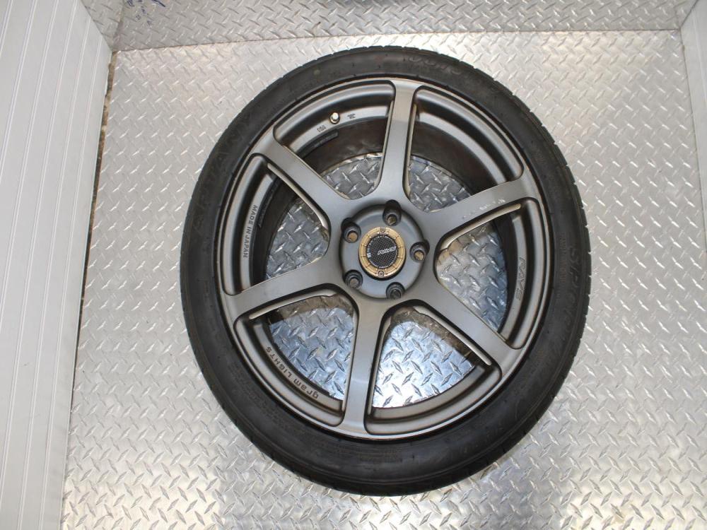 JDM RAYS GRAM LIGHTS 57DR WHEEL 5x100 18x81/2 SET OF 4 TIRE 245/40/R18: Image 2