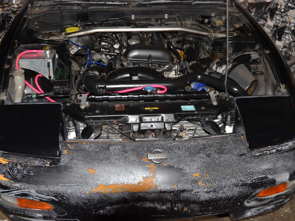 JDM NISSAN S13 180SX SILVIA HALFCUT SR20DET BLACKTOP TURBO ENGINE & MANUAL TRANSMISSION: Image 7