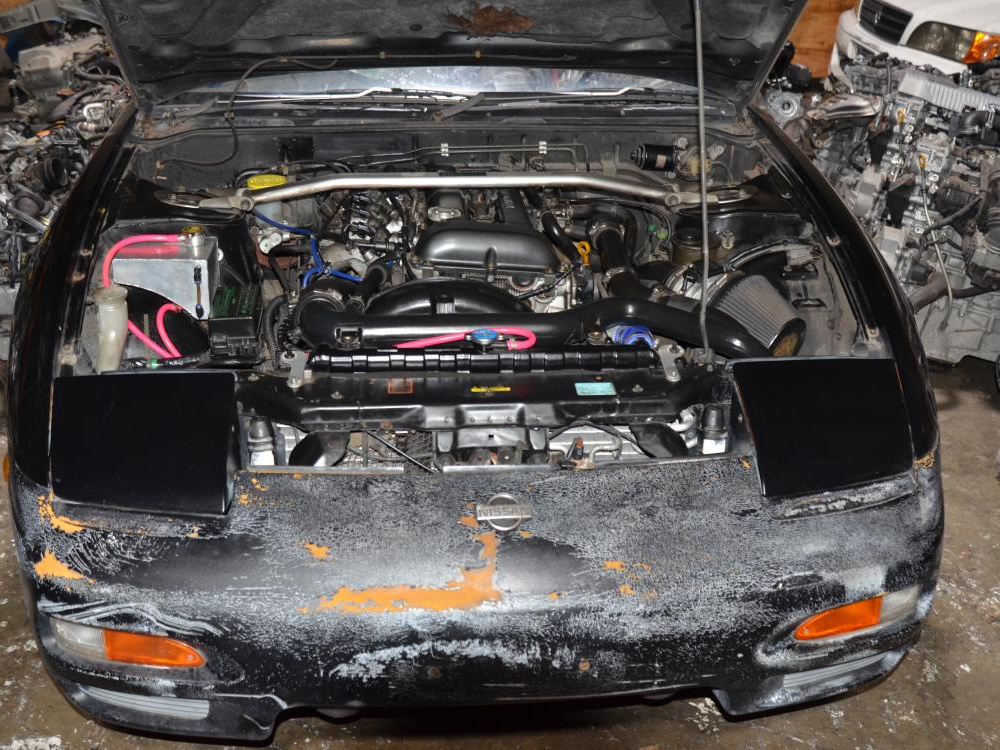 JDM NISSAN S13 180SX SILVIA HALFCUT SR20DET BLACKTOP TURBO ENGINE & MANUAL TRANSMISSION: Image 24