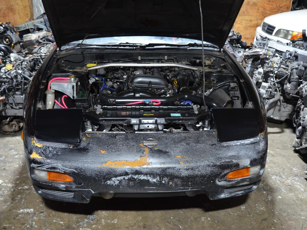 JDM NISSAN S13 180SX SILVIA HALFCUT SR20DET BLACKTOP TURBO ENGINE & MANUAL TRANSMISSION: Image 26