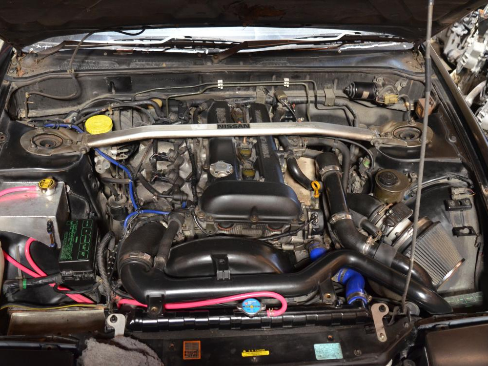 JDM NISSAN S13 180SX SILVIA HALFCUT SR20DET BLACKTOP TURBO ENGINE & MANUAL TRANSMISSION: Image 12