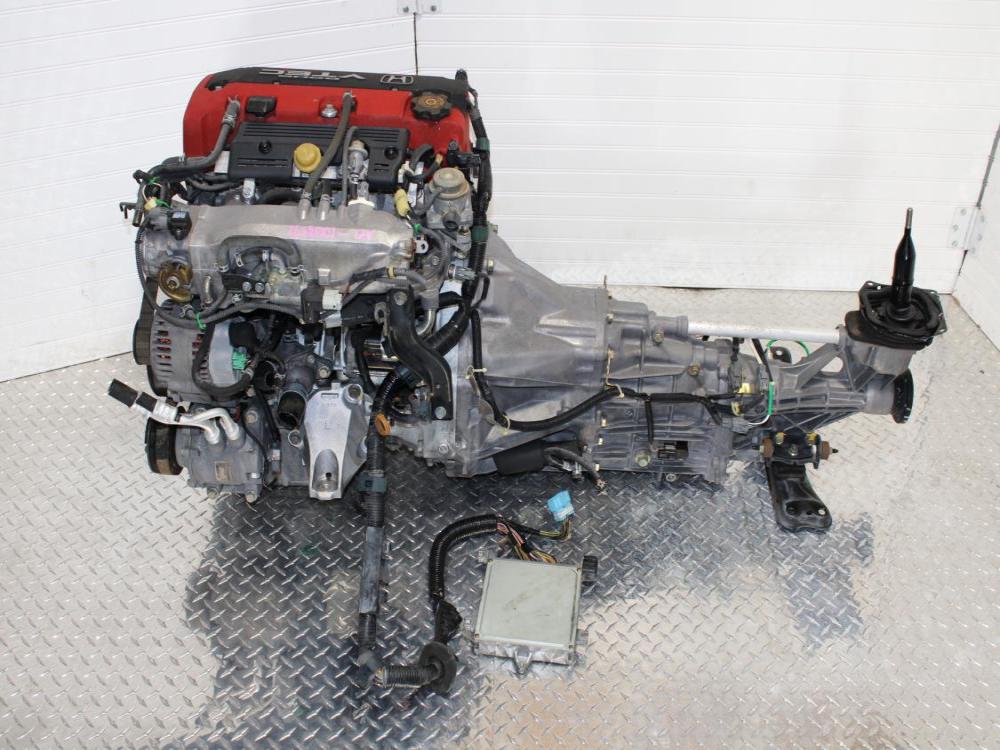 2000-2003 JDM HONDA S2000 2.0L ENGINE DOHC AP1 F20C1 WITH 6 SPEED MANUAL TRANSMISSION WITH & ECU HARNESS: Image 2