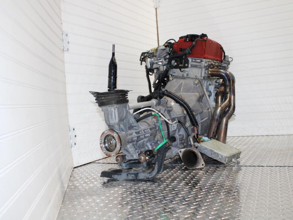2000-2003 JDM HONDA S2000 2.0L ENGINE DOHC AP1 F20C1 WITH 6 SPEED MANUAL TRANSMISSION WITH & ECU HARNESS: Image 9