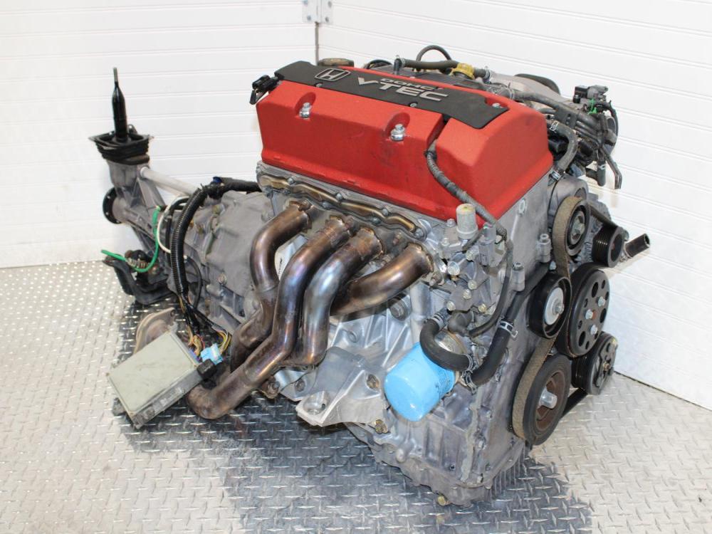 2000-2003 JDM HONDA S2000 2.0L ENGINE DOHC AP1 F20C1 WITH 6 SPEED MANUAL TRANSMISSION WITH & ECU HARNESS: Image 8