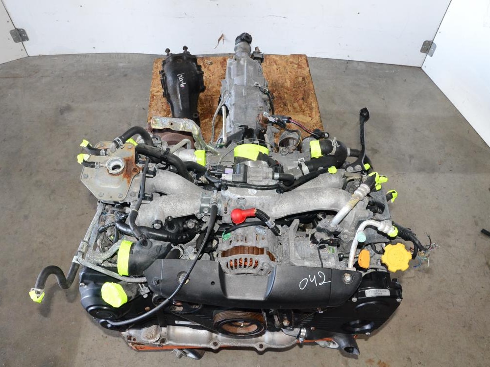 JDM 02 03 04 05 SUBARU WRX EJ205 AVCS 2.0L TURBO ENGINE WITH 5 SPEED TRANS: Image 5