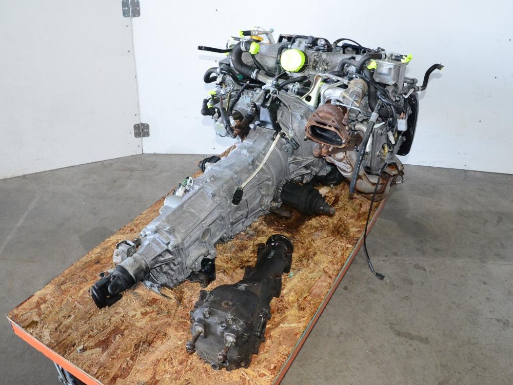 JDM 02 03 04 05 SUBARU WRX EJ205 AVCS 2.0L TURBO ENGINE WITH 5 SPEED TRANS: Image 2
