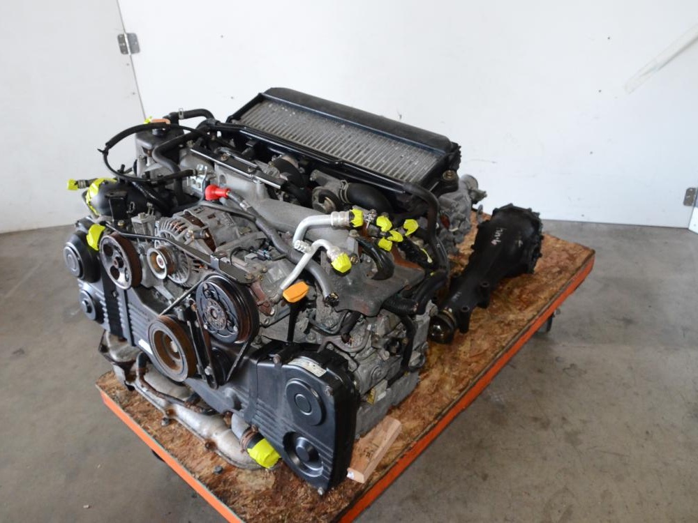 JDM 02 03 04 05 SUBARU WRX EJ205 AVCS 2.0L TURBO ENGINE WITH 5 SPEED TRANS: Image 5