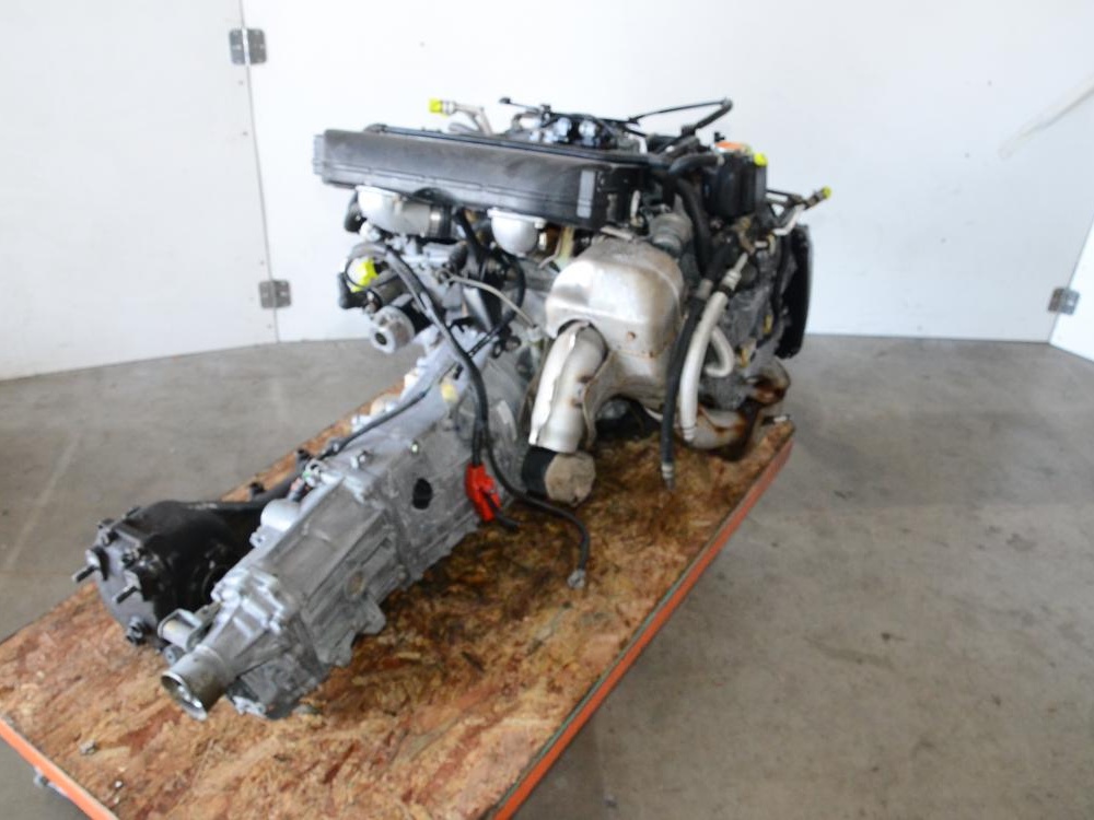 JDM 02 03 04 05 SUBARU WRX EJ205 AVCS 2.0L TURBO ENGINE WITH 5 SPEED TRANS: Image 4