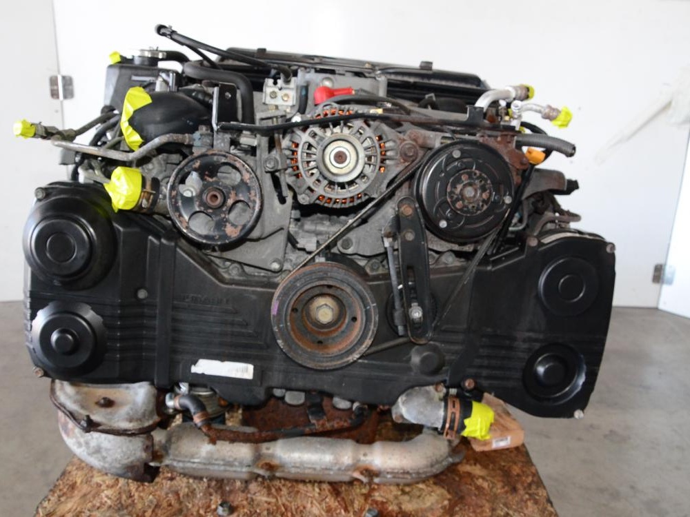 JDM 02 03 04 05 SUBARU WRX EJ205 AVCS 2.0L TURBO ENGINE WITH 5 SPEED TRANS: Image 6