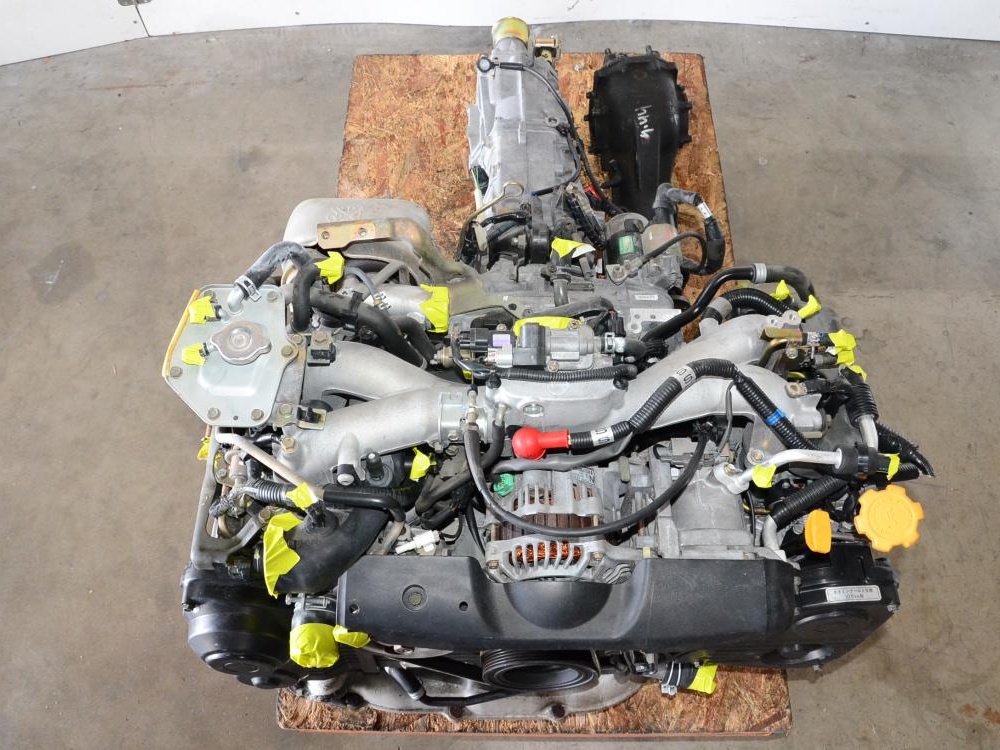 JDM 02 03 04 05 SUBARU WRX EJ205 AVCS 2.0L TURBO ENGINE WITH 5 SPEED TRANS: Image 2