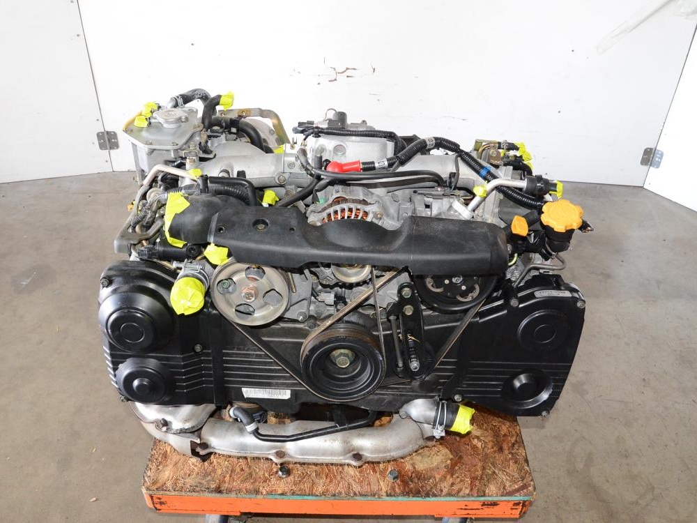 JDM 02 03 04 05 SUBARU WRX EJ205 AVCS 2.0L TURBO ENGINE WITH 5 SPEED TRANS: Image 1