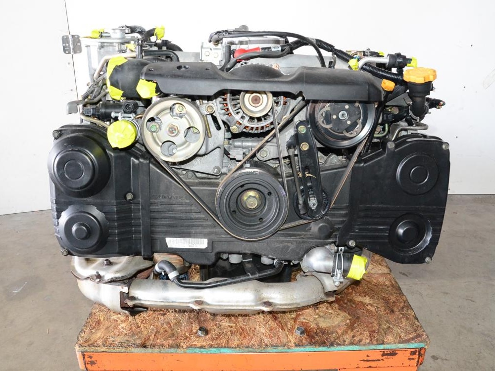 JDM 02 03 04 05 SUBARU WRX EJ205 AVCS 2.0L TURBO ENGINE WITH 5 SPEED TRANS: Image 4