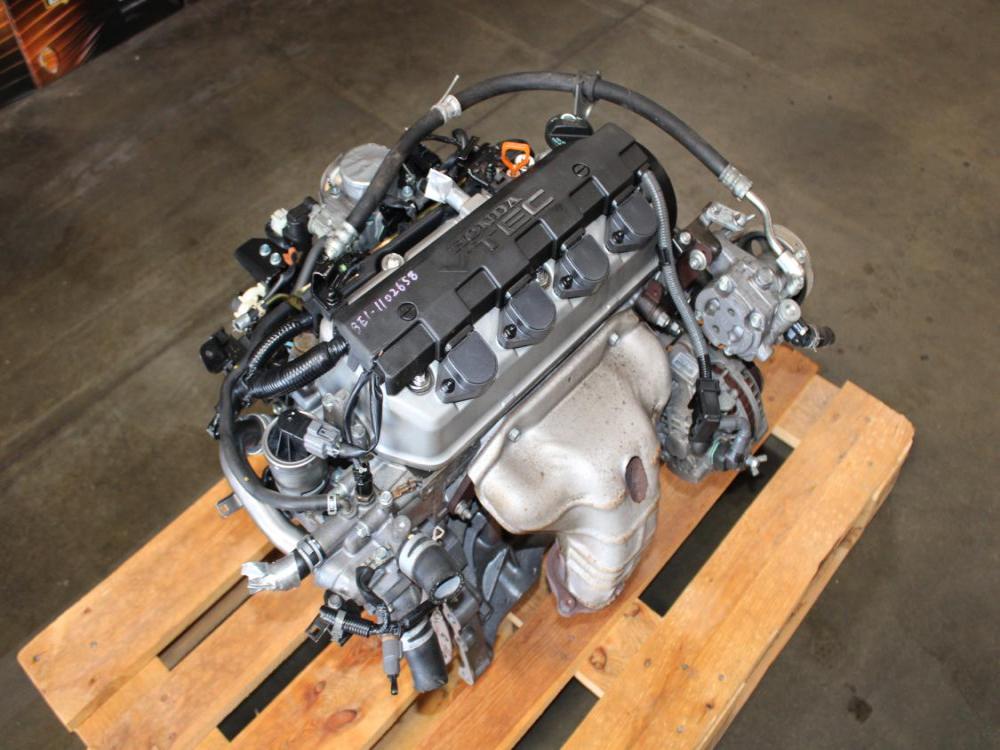2001 2002 2003 2004 2005 Honda Civic EX LX DX Engine Motor 1.7L D17A SOHC Vtec: Image 3