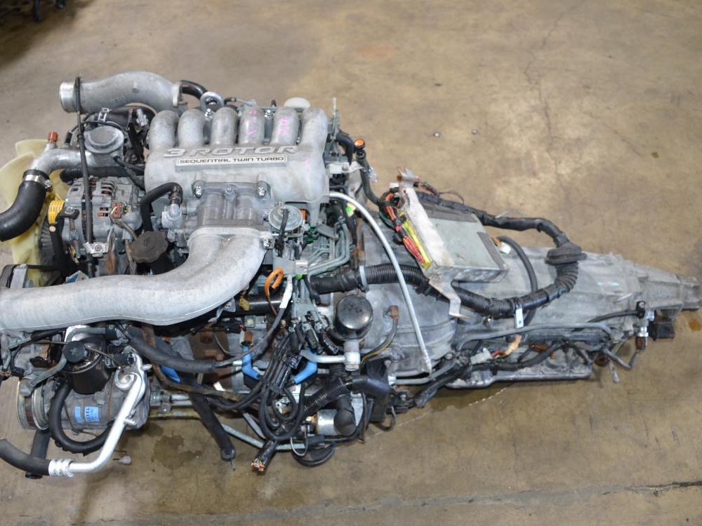 Mazda Eunos Cosmo Engine RWD Auto Transmission 1990-1995 2.0L Three Rotor Twin Turbo JDM Swap - 20b-Rew 20b 3 Rotor: Image 2