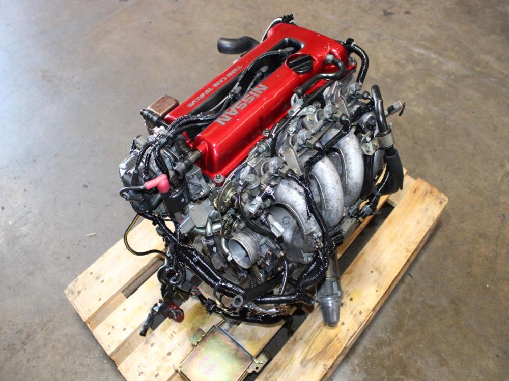  JDM Nissan SR20de Red-Top N/A Complete Motor, Wire Harness  ECU  FWD: Image 4