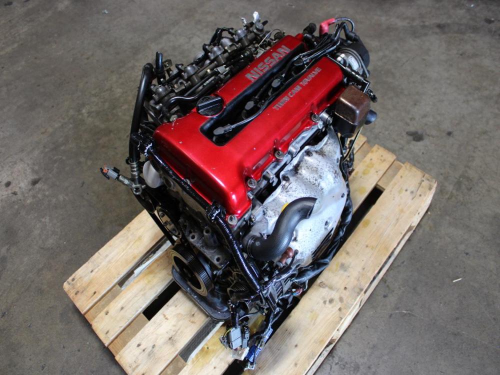  JDM Nissan SR20de Red-Top N/A Complete Motor, Wire Harness  ECU  FWD: Image 6
