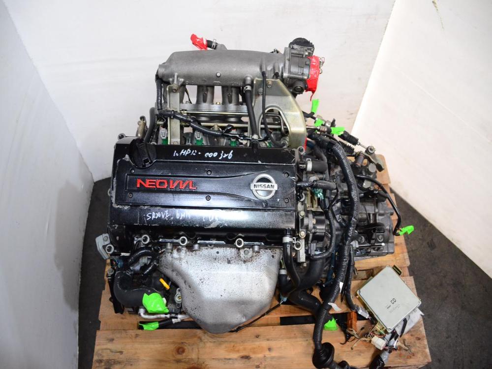 JDM Nissan Sentra Pulsar Primera SR20VE NEO VVL Engine Motor 6 speed Trans ECU: Image 2