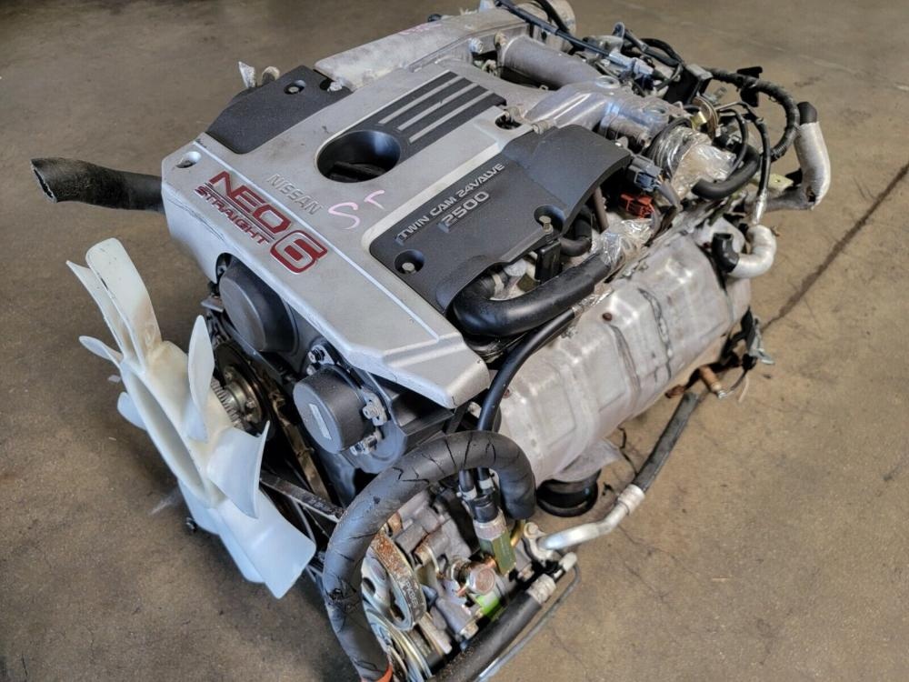 NISSAN RB25 NEO N/A RWD REAR WHEEL DRIVE JDM COMPLETE MOTOR LOW MILES NO TURBO: Image 1