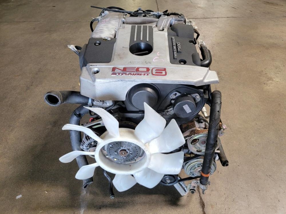 NISSAN RB25 NEO N/A RWD REAR WHEEL DRIVE JDM COMPLETE MOTOR LOW MILES NO TURBO: Image 2