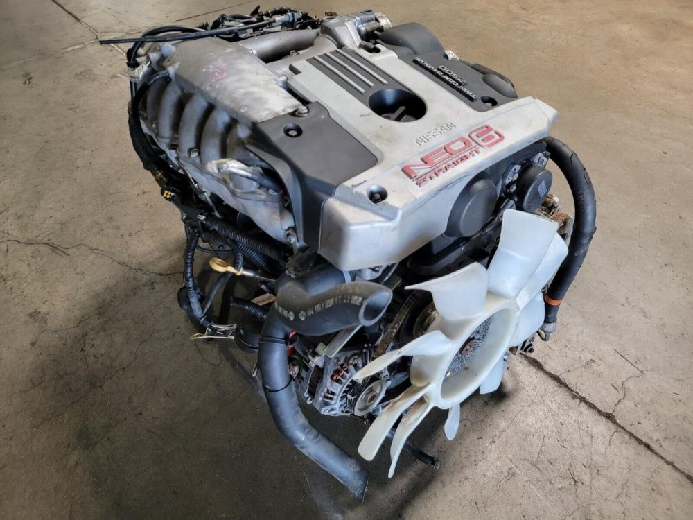 NISSAN RB25 NEO N/A RWD REAR WHEEL DRIVE JDM COMPLETE MOTOR LOW MILES NO TURBO: Image 5