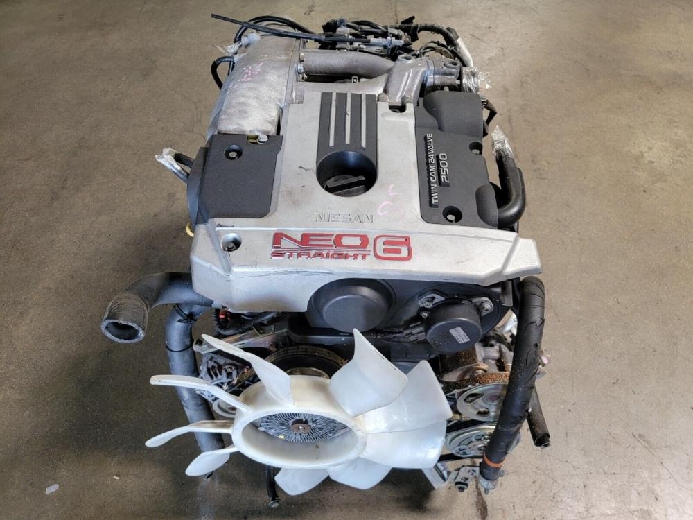 NISSAN RB25 NEO N/A RWD REAR WHEEL DRIVE JDM COMPLETE MOTOR LOW MILES NO TURBO: Image 4