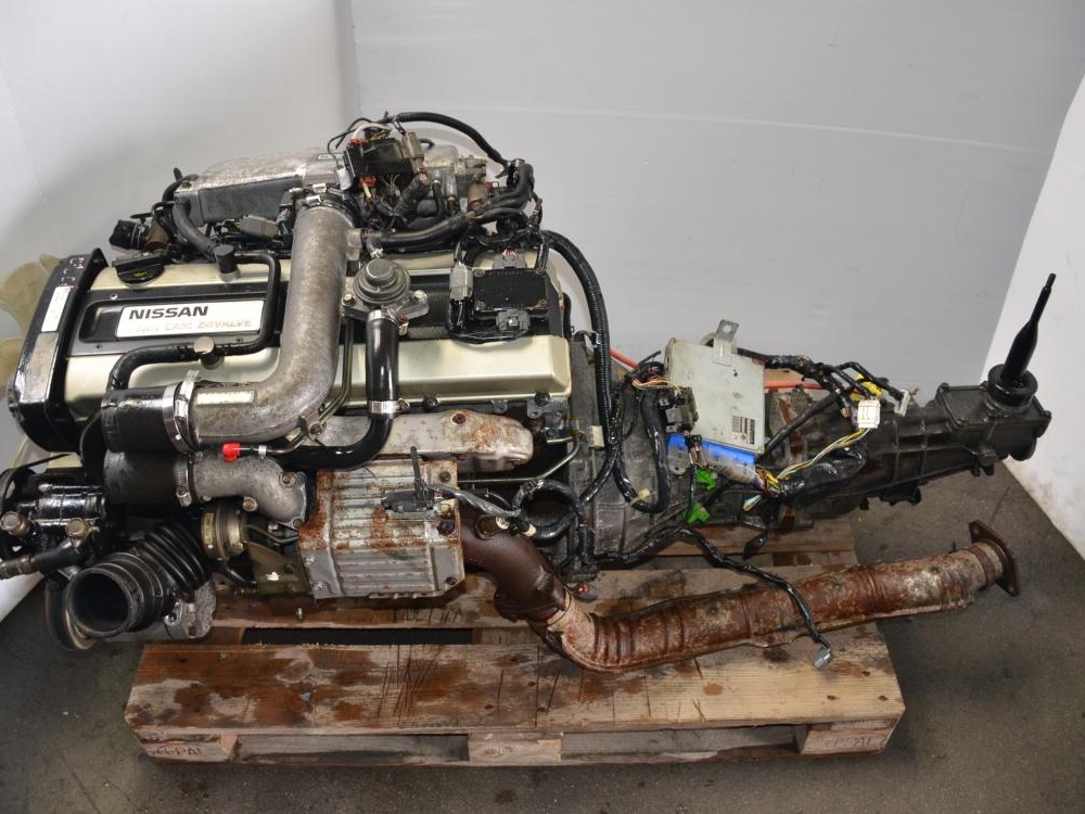 JDM NISSAN SKYLINE RB20DET 2.0L TURBO ENGINE 5 SPEED MANUAL TRANSMISSION: Image 4