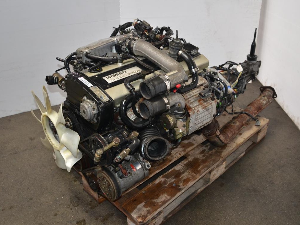 JDM NISSAN SKYLINE RB20DET 2.0L TURBO ENGINE 5 SPEED MANUAL TRANSMISSION: Image 6