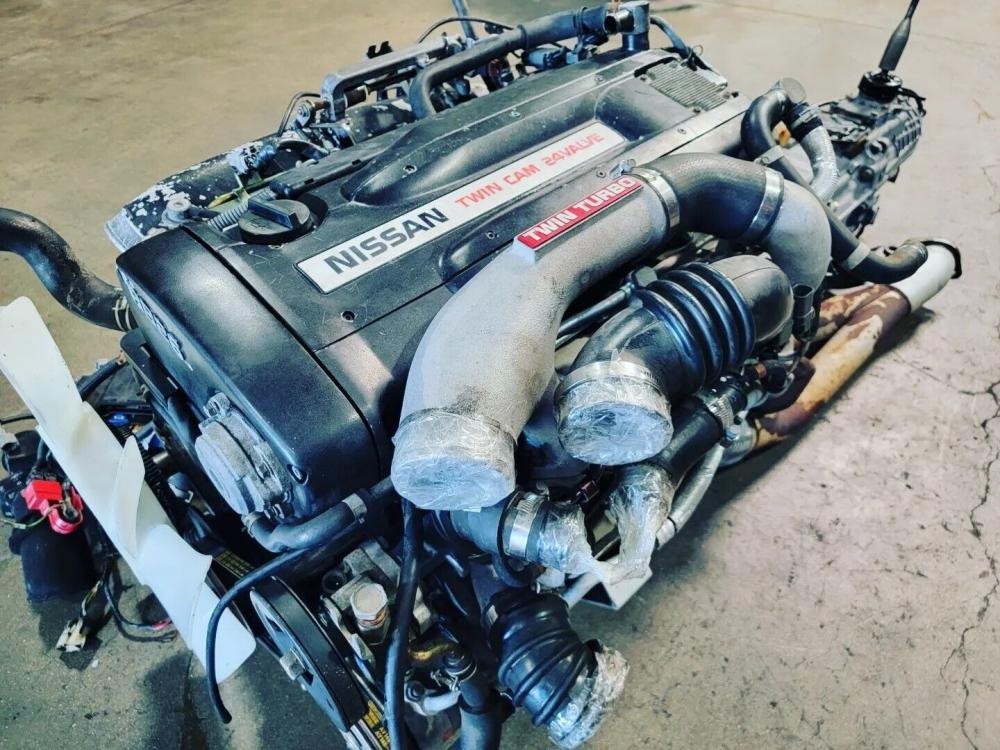 JDM Nissan RB26DETT Engine R33 Skyline GTR RB26DETT Twin Turbo ECR33 Low Miles: Image 2