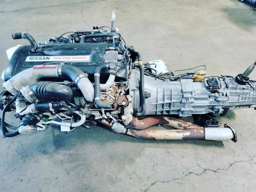 JDM Nissan RB26DETT Engine R33 Skyline GTR RB26DETT Twin Turbo ECR33 Low Miles: Image 4