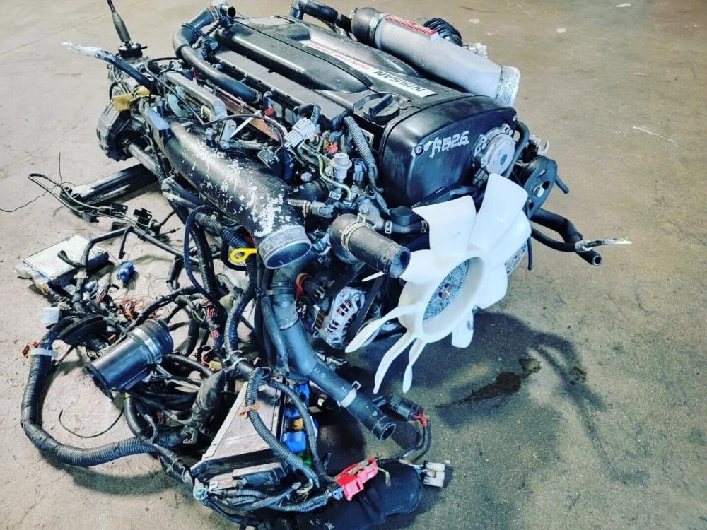 JDM Nissan RB26DETT Engine R33 Skyline GTR RB26DETT Twin Turbo ECR33 Low Miles: Image 7