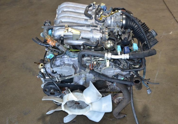01-02-03-04 NISSAN ENGINE 3.5L V6 INFINITI QX4 MOTOR JDM VQ35DE VQ35: Image 4