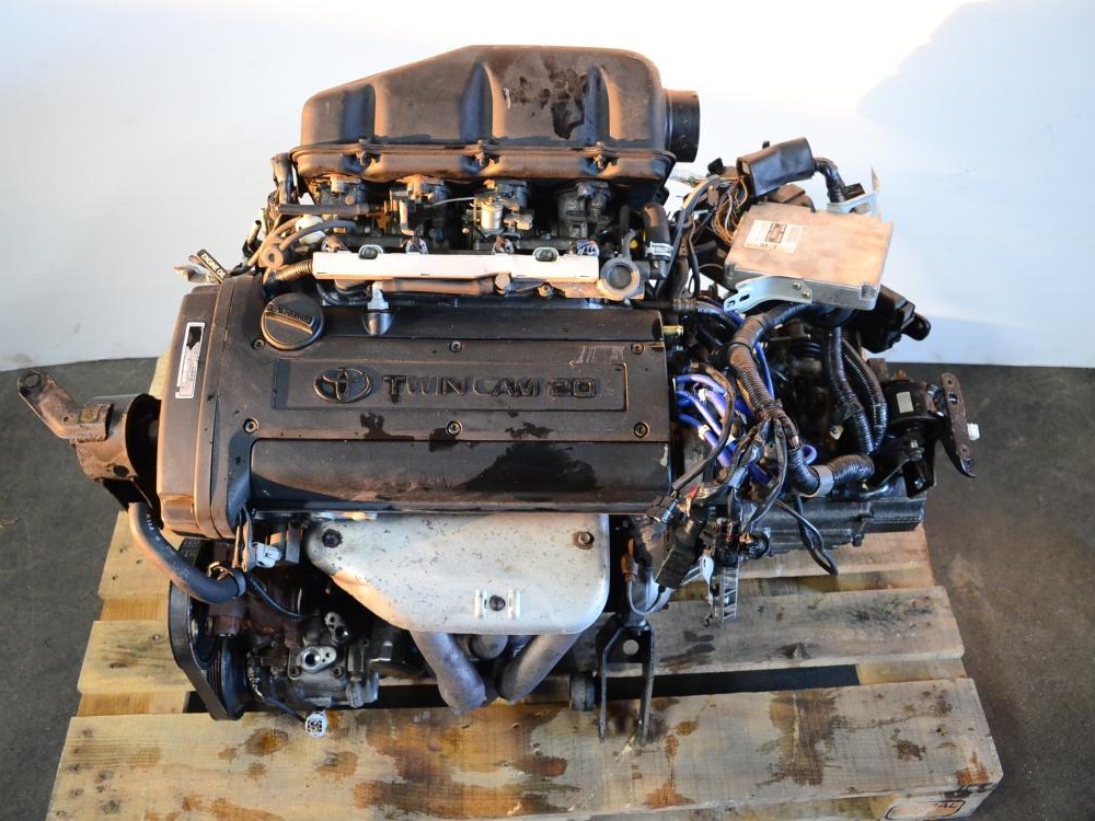 JDM Toyota Levin 4AGE 20Valve Engine 6 Speed Transmission 4A-GE Blacktop AE111 BLACK TOP: Image 8