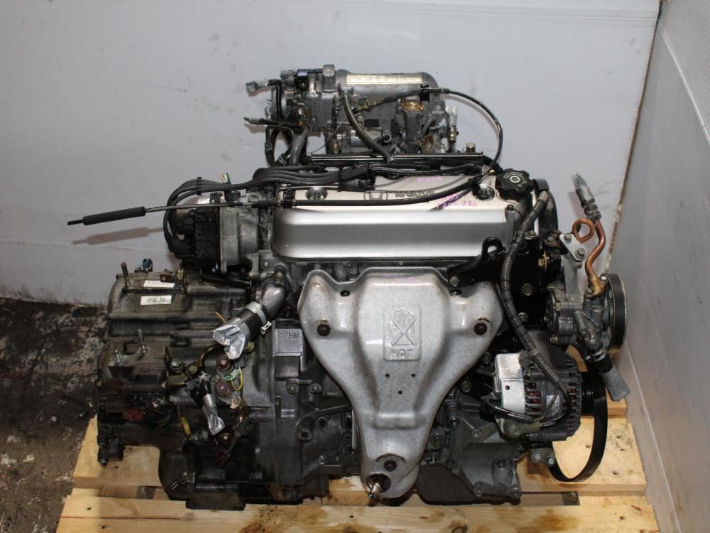 1992-1997 HONDA ACCORD PRELUDE 2.2L ENGINE WITH AUTOMATIC TRANSMISSION F22B JDM: Image 1