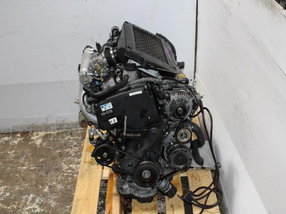 TOYOTA CALDINA MR2 2.0L TURBO ENGINE 3S-GTE 5TH GEN ST246 WITH WIRING HARNESS AND ECU JDM 3SGTE: Image 4