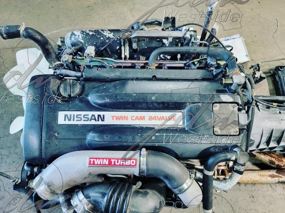 JDM Nissan RB26DETT Engine R33 Skyline GTR RB26DETT Twin Turbo ECR33 ...