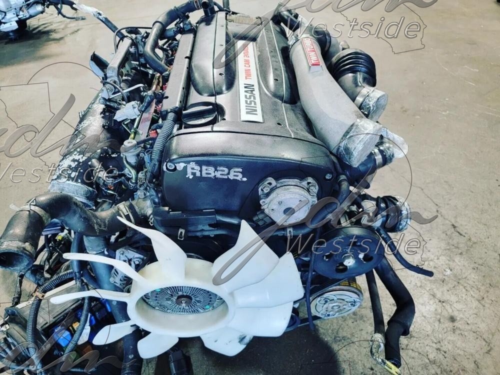 JDM Nissan RB26DETT Engine R33 Skyline GTR RB26DETT Twin Turbo ECR33 ...