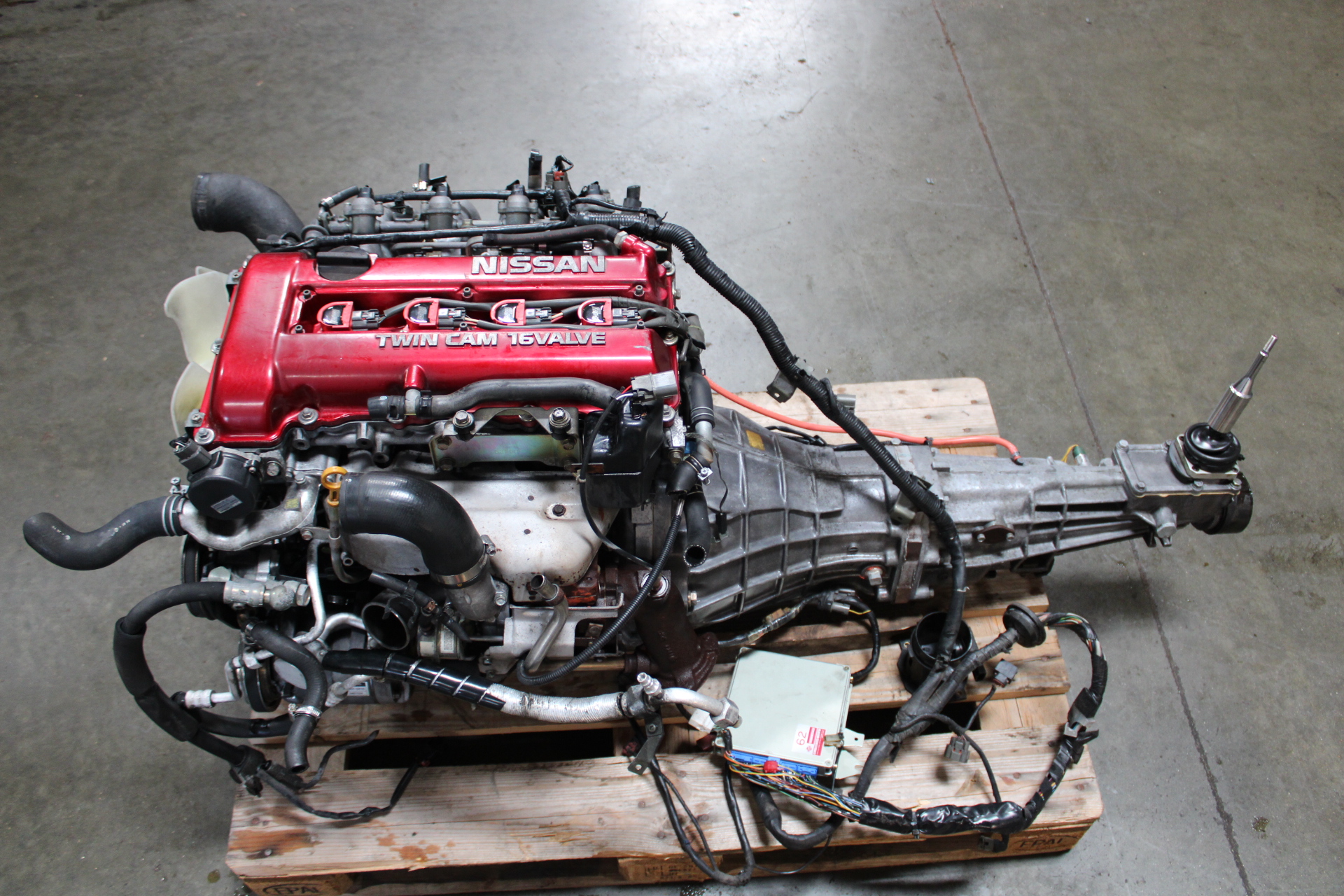 JDM SR20DET NISSAN SILVIA S13 2.0L REDTOP TURBO ENGINE 5SPD TRANS ECU SR20DET