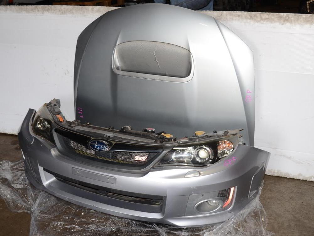 2008-2014 SUBARU WRX STI FRONT END FRONT CONVERSION (FRONT CLIP) JDM: Image 1