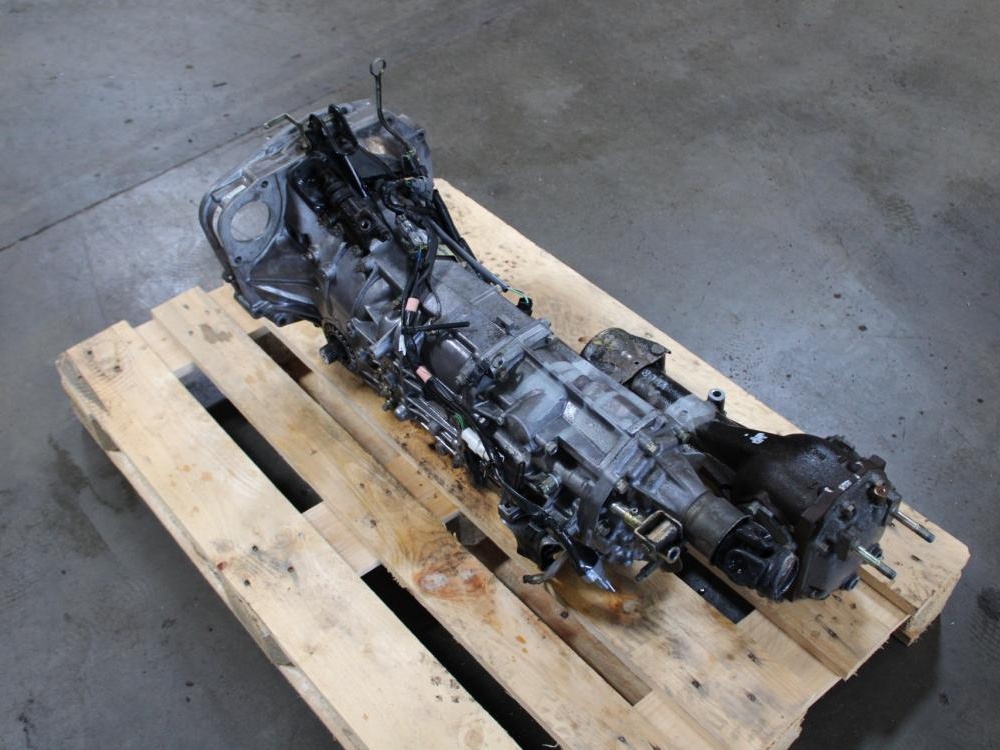 Subaru Legacy 5 Speed 4.11 TY754VBBBA 5 SPEED Transmission with R160 Diff Pull Type FOR SALE: Image 4