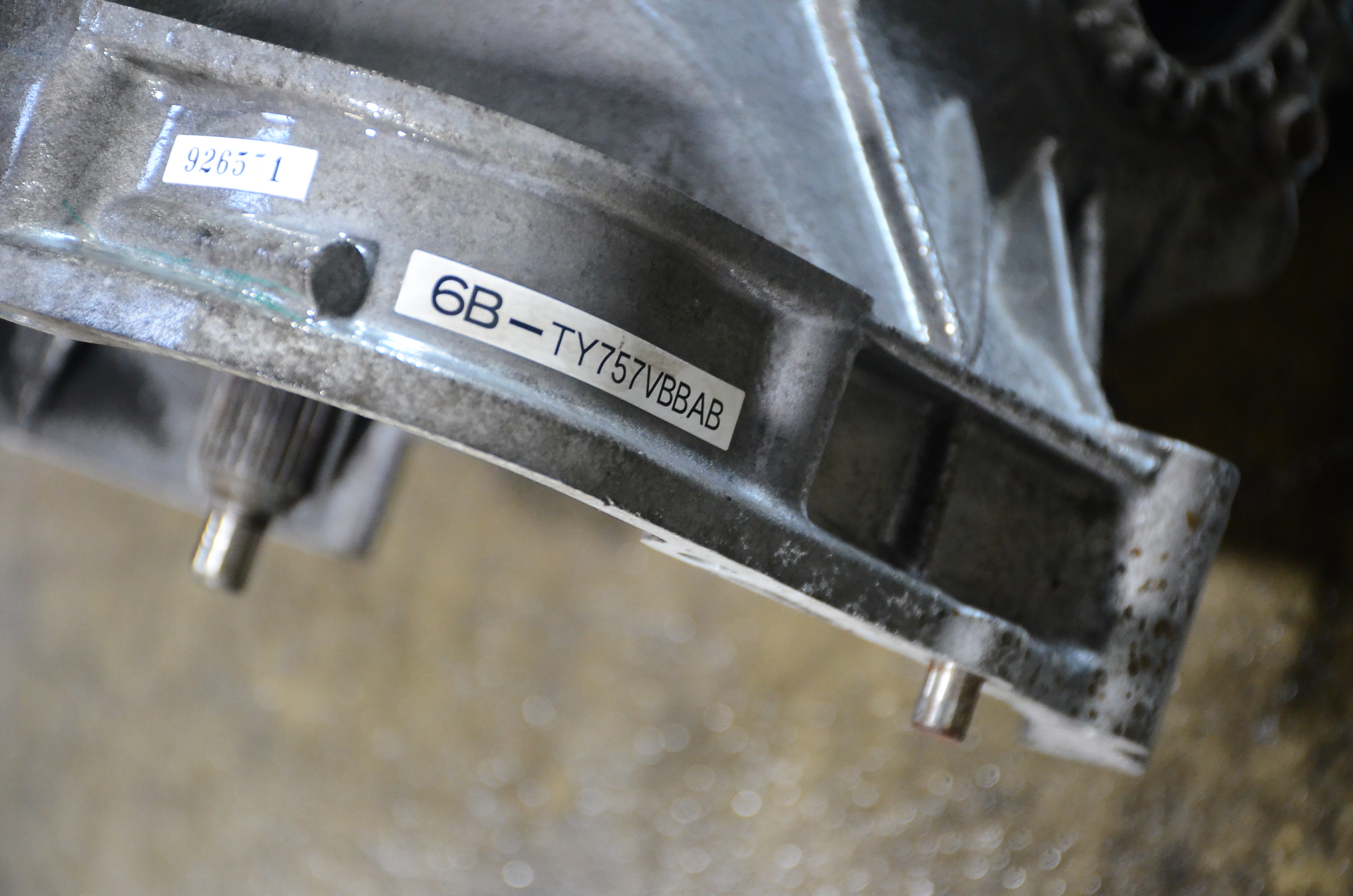 JDM 08-14 Subaru WRX 5 speed AWD Transmission 4.11 TY757VBBAB: Image 2