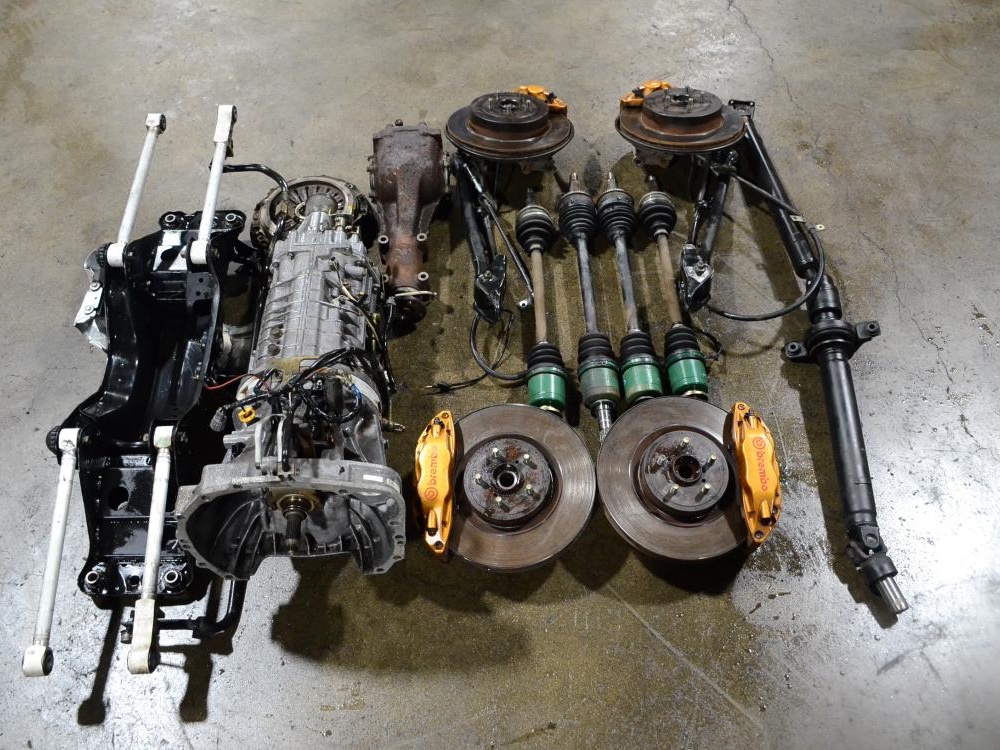 JDM Subaru Forester STI TY856WL4CC 6 Speed Full Drivetrain Package 2003-2008: Image 15